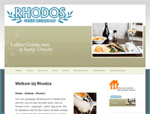 Tablet Screenshot of grieksrestaurantrhodos.nl